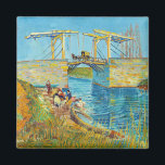 Aimant Vincent van Gogh - Pont Langlois à Arles #1<br><div class="desc">Le pont des Langlois à Arles avec femmes Laver - Vincent van Gogh,  Huile sur toile,  1888,  Arles</div>