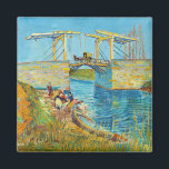 Aimant Vincent van Gogh - Pont Langlois à Arles #1<br><div class="desc">Le pont des Langlois à Arles avec femmes Laver - Vincent van Gogh,  Huile sur toile,  1888,  Arles</div>