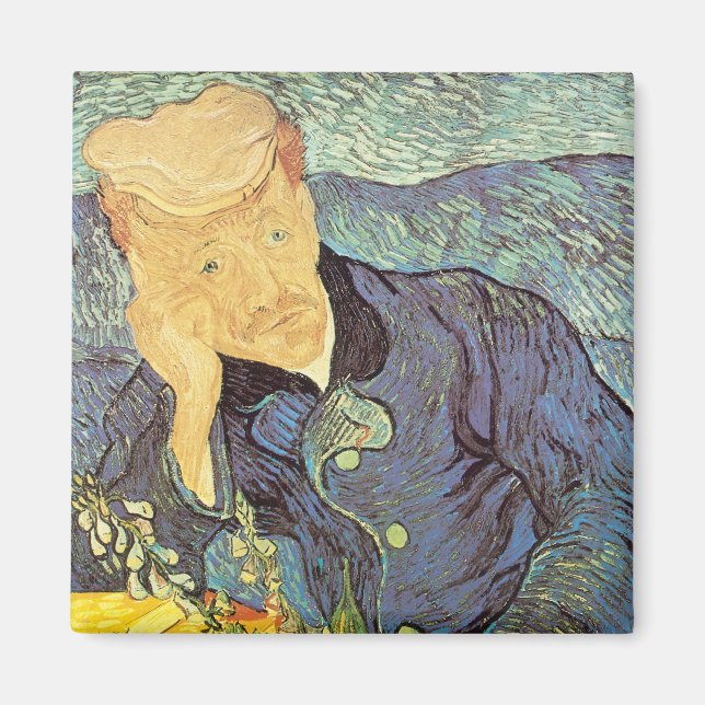 Aimant Vincent van Gogh - Portrait du Docteur Gachet (Devant)