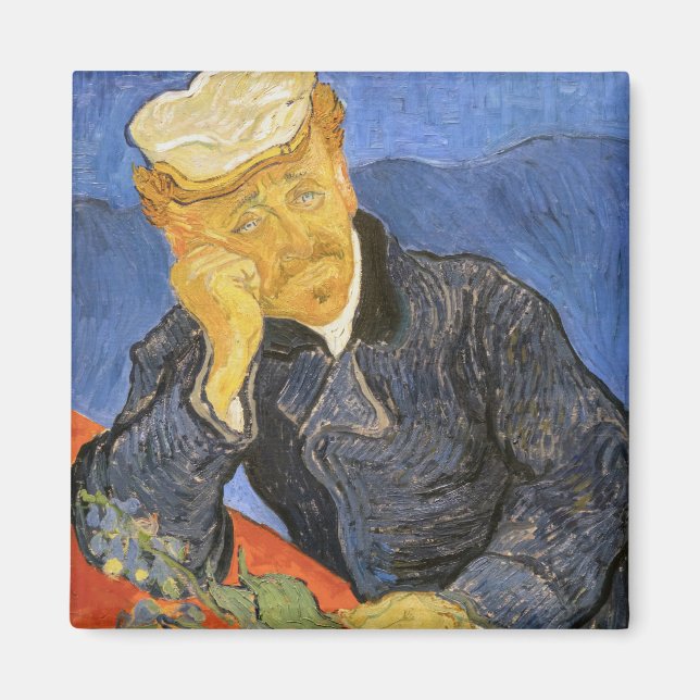 Aimant Vincent Van Gogh - Portrait du Docteur Paul Gachet (Devant)
