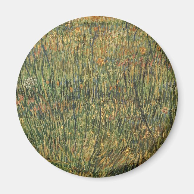 Aimant Vincent van Gogh - Prairie en fleurs (Devant)