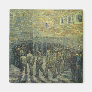 Aimant Vincent van Gogh - Prisonniers exerçant