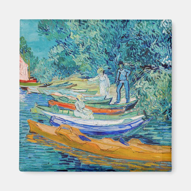 Aimant Vincent van Gogh - Rive de l'Oise à Auvers (Devant)