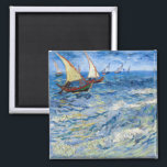 Aimant Vincent van Gogh - Seascape at Saintes-Maries<br><div class="desc">Seascape at Saintes-Maries - Vincent van Gogh,  Oil on Canvas,  1888</div>