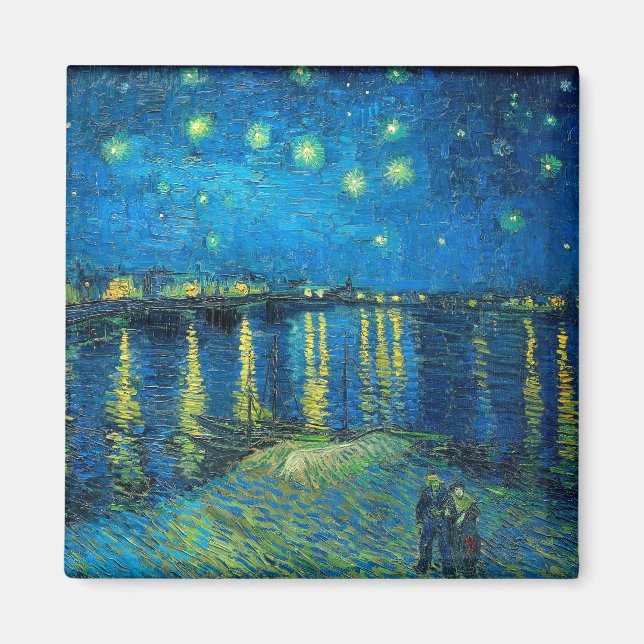 Aimant Vincent Van Gogh Starry Night Over The Rhone (Devant)