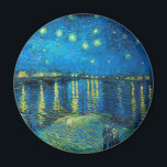 Aimant Vincent Van Gogh Starry Night Over The Rhone<br><div class="desc">Vincent Van Gogh Éteins Nuit Sur Le Rhône Magnet</div>