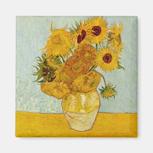 Aimant Vincent van Gogh Sunflowers (Devant)