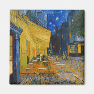 Aimant Vincent van Gogh - Terrasse de café la nuit