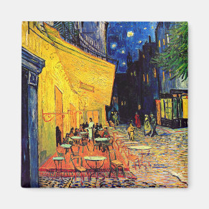 Aimant Vincent Van Gogh - Terrasse de café la nuit Beaux-