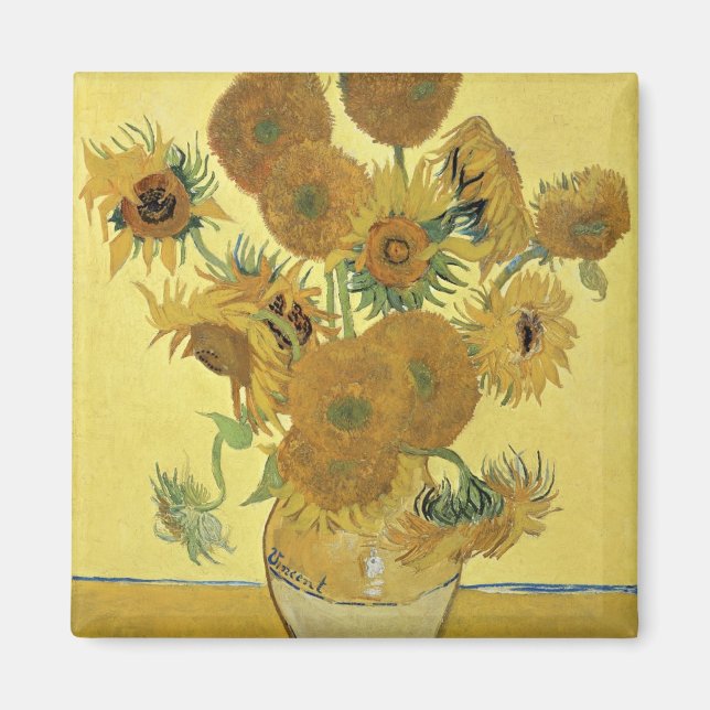 Aimant Vincent van Gogh | Tournesols, 1888 (Devant)