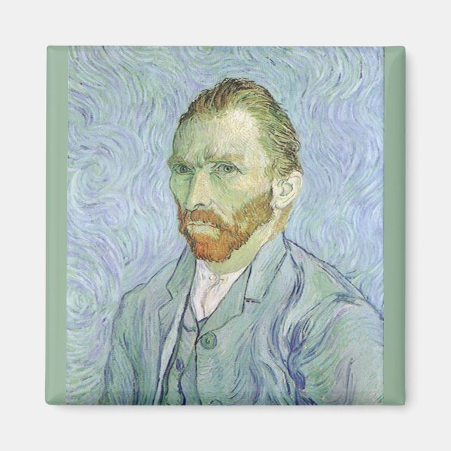 Aimant Vincent van Gogh - Van Gogh Autoportrait en bleu (Devant)