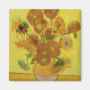 Aimant Vincent van Gogh - Vase avec quinze tournesols