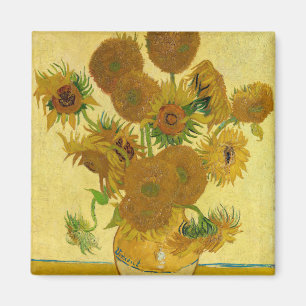 Aimant Vincent van Gogh - Vase avec quinze tournesols