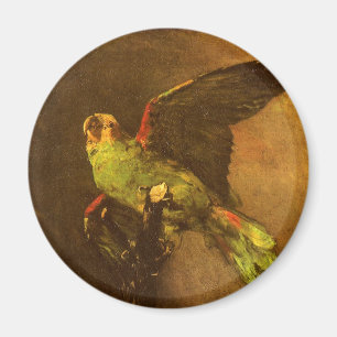 Aimant Vincent van Gogh - Vie morte avec perroquet vert