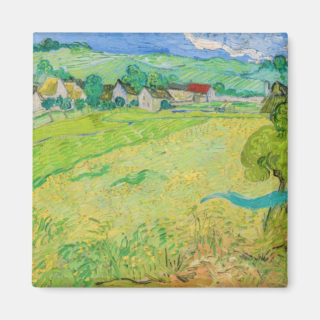 Aimant Vincent van Gogh - Vue des Vessenots près d'Auvers (Devant)
