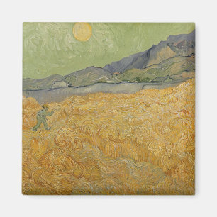 Aimant Vincent van Gogh Wheatfield with Reaper, 1889