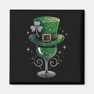 Aimant Vins shamrocks Gles Boire Jour de la Saint Patrick