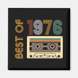 Aimant Vintage 1976 Fabriqué en 1976 70e Anniversaire 50