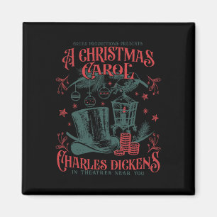 Aimant Vintage A Christmas Carol Xmas Light Academia Lite