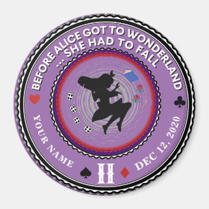 Aimant Vintage Alice au pays des merveilles Médaille de l