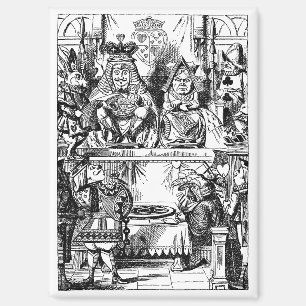 Aimant Vintage Alice au pays des merveilles, Procès de la