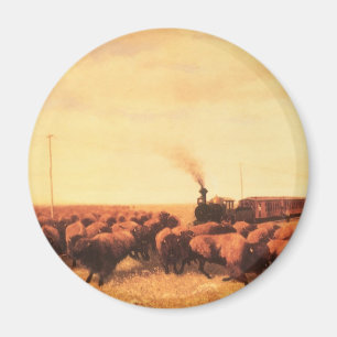 Aimant Vintage-américaine occidentale, tenue par NH Trott