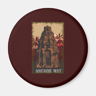 Aimant Vintage Angkor Vat