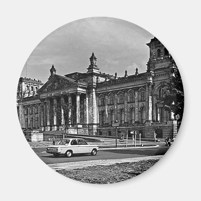 Aimant Vintage Berlin Parliament house (Devant)