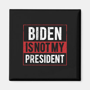 Aimant Vintage Biden n'est pas mon président Biden Harris