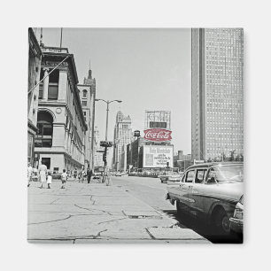 Aimant Vintage Chicago Michigan Avenue Colorsplash années