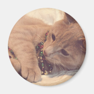 Aimant Vintage Christmas Kitty