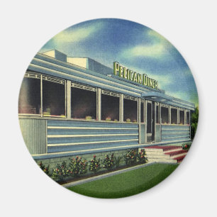 Aimant Vintage Classic les années 50 Retro Restaurant Pél