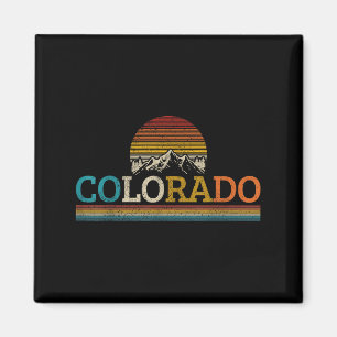 Aimant Vintage Colorado Souvenir - Mens Black Small Clic