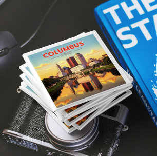 Aimant Vintage Columbus Ohio