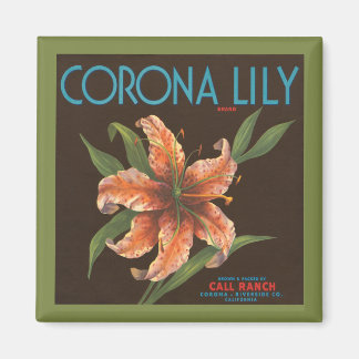 Aimant Vintage Corona Lily