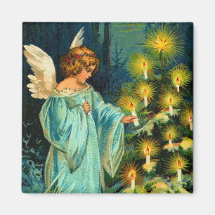 Aimant vintage d'ange de Noël