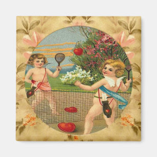 Aimant vintage de coutume de conception d'anges de