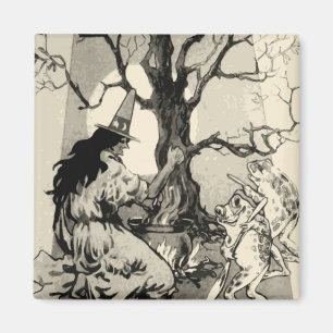 Aimant vintage de Halloween