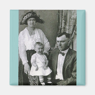 aimant vintage de photo