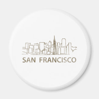 Aimant Vintage de San Francisco