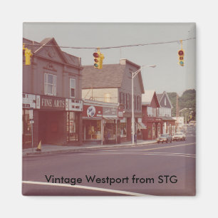 Aimant vintage de Westport - théâtre de beaux-ar