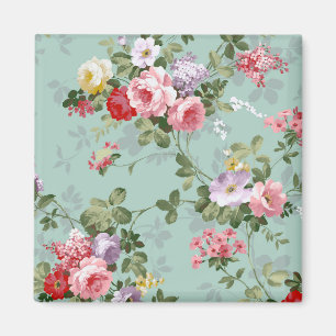 Aimant Vintage Elegant rose Roses Motif