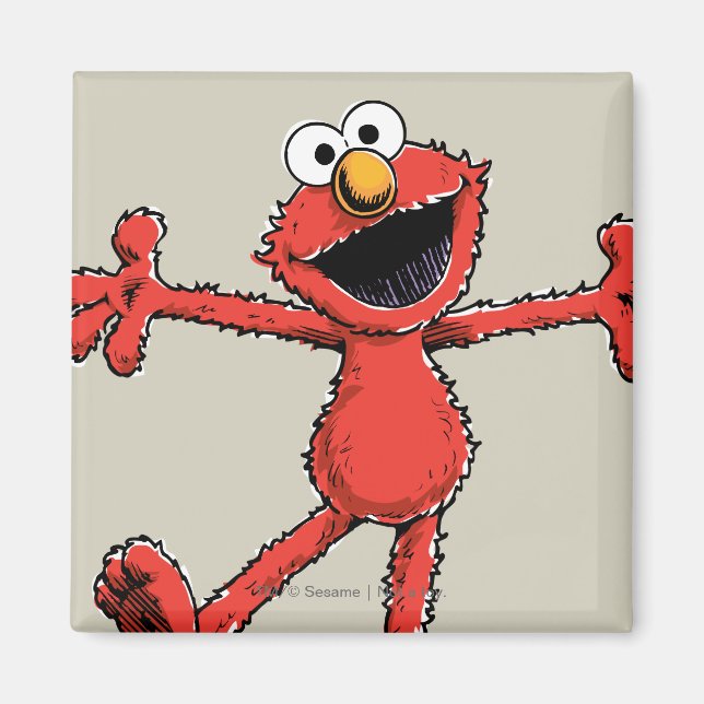 Aimant Vintage Elmo (Devant)