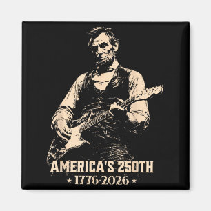 Aimant Vintage États-Unis 250e anniversaire Abe Lincoln