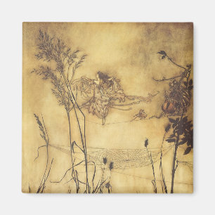 Aimant Vintage Fairy Tale, Fairy's Tightrope par Rackham