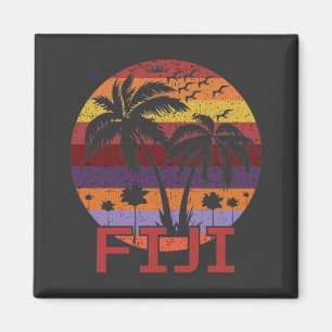 Aimant Vintage Fiji Summer Beach Travel