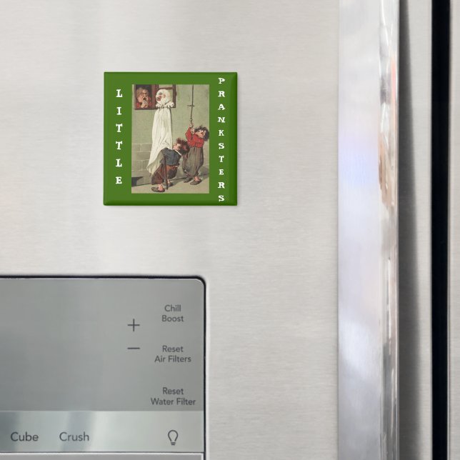 Aimant Vintage Halloween (In situ (réfrigérateur))