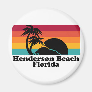 Aimant Vintage Henderson Beach Floride