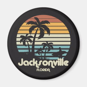 Aimant Vintage Jacksonville Floride
