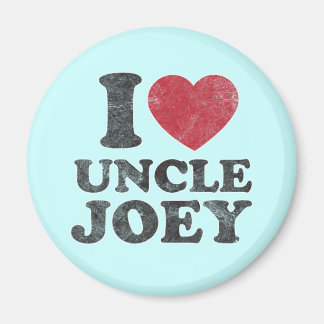 Aimant Vintage J'Aime Oncle Joey